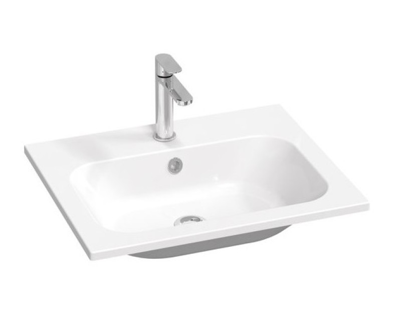 Vannas istabas izlietne Ravak Chrome 600 Slim Balts