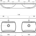 Раковина для ванной Ravak Classic II 1300 Double