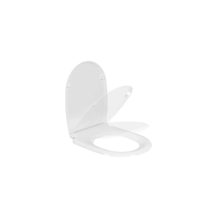 Tualetes pods Sanindusa Aveiro Rimfree ar Soft Close vāku, Balts Tualetes pods Sanindusa Aveiro Rimfree ar Soft Close vāku, Balts