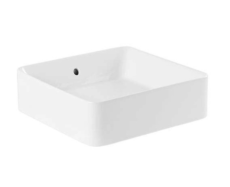 Vannas istabas izlietne Sanindusa Sanlife 40x40cm ar pārplūdi Balta