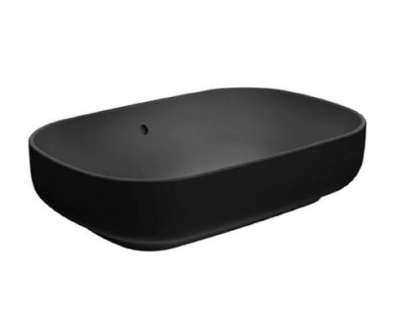 Vannas istabas izlietne Sanindusa Sanibold 48x40cm Melna Matēta