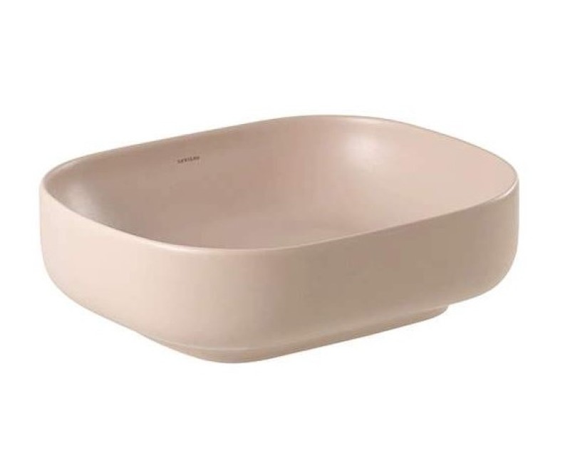 Vannas istabas izlietne Sanindusa Sanibold 48x40cm Taupe matēta