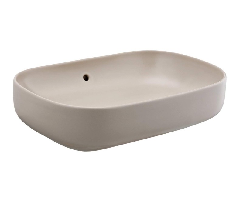 Vannas istabas izlietne Sanindusa Sanibold 60x40cm Taupe Matēta