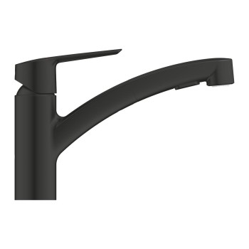 Смеситель для раковины Grohe QuickFix Start, черный матовый 303072431