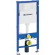 Tualetes poda komplekts Geberit Duofix ar Sanindusa Urb.y 48 Rimfree podu ar Soft Close Easyclip Slim vāku, Hromētu matētu poga Delta01 Tualetes poda komplekts Geberit Duofix ar Sanindusa Urb.y 48 Rimfree podu ar Soft Close Easyclip Slim vāku, Hromētu matētu poga Delta01