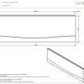 Панель для ванны Sanindusa 160см Белый