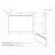 Vannas panelis Sanindusa 80cm Balts Vannas panelis Sanindusa 80cm Balts