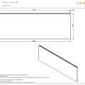 Панель для ванны Sanindusa Plan 180см Белая