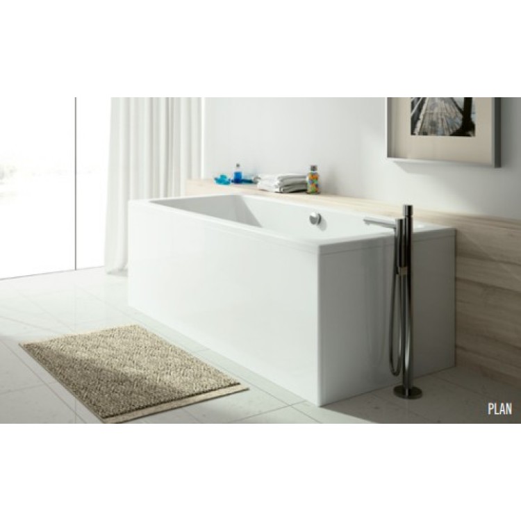 Vanna Sanindusa Plan 180x80cm Balts Vanna Sanindusa Plan 180x80cm Balts