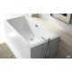 Vanna Sanindusa Plan 180x80cm Balts Vanna Sanindusa Plan 180x80cm Balts
