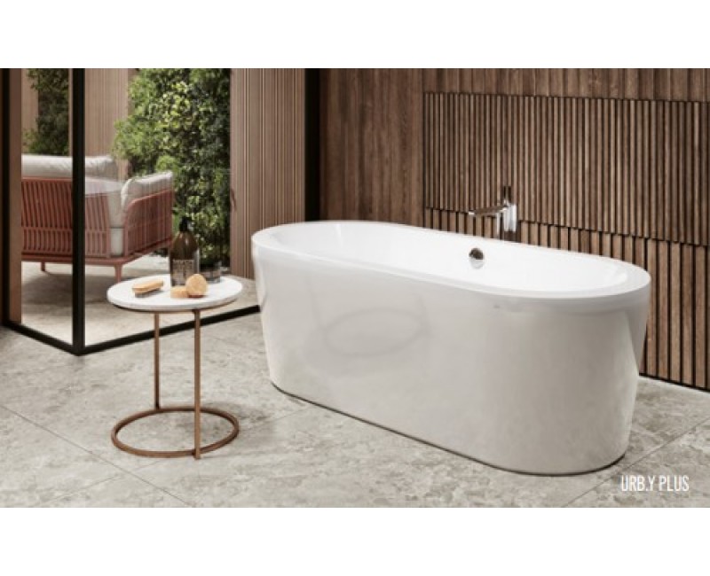 Vanna Sanindusa Urb.y 180x80cm Brīvi stāvošā Balta