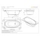 Vanna Sanindusa Babybath 100x52cm Balta Vanna Sanindusa Babybath 100x52cm Balta