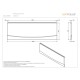 Vannas panelis Sanindusa 150cm Balts Vannas panelis Sanindusa 150cm Balts