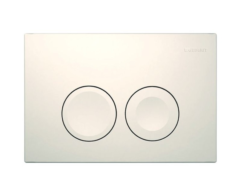 Tautiņš montāžas rāmim Geberit Delta 21 spiedpoga, balta