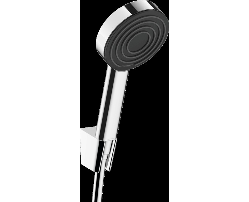 Душевой набор Hansgrohe Pulsify 105 1jet с держателем и душевым кабелем 1250 мм, хром