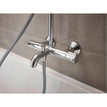 Dušas sistēma Hansgrohe Vernis Blend 200 1 jet ar vannas termostatu, Hromēts