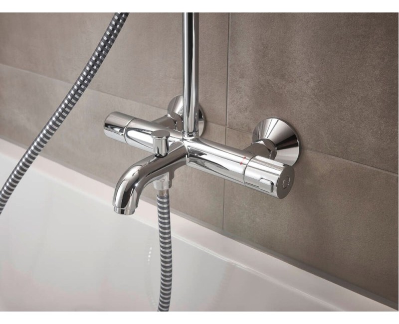 Dušas sistēma Hansgrohe Vernis Blend 200 1 jet ar vannas termostatu, hroms