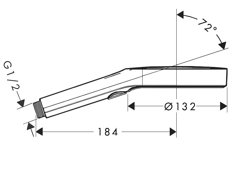 Душевая гарнитура Hansgrohe Rainfinity 130 3jet, хром