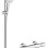 Dušas Klausule Hansgrohe Croma Select E Vario ar dušas stieni 0.90m un termostatu, balts/Hromēts