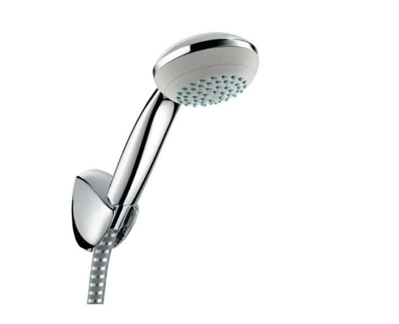 Душевая гарнитура Hansgrohe Crometta 85 Mono/Porter'C set: с держателем и подключением для душа 1,60 м, хром