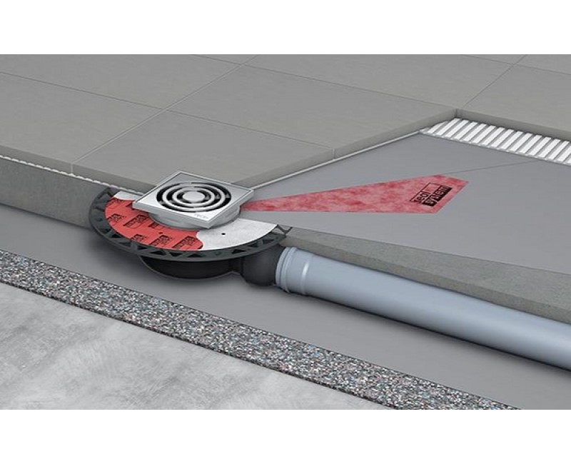 Dušas traps TECEdrainpoint  S 112 traps ar resti NT, horizontāls, DN50