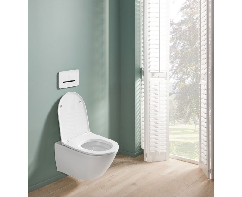 Настенный унитаз Villeroy&Boch Universo TwistFlush, белый