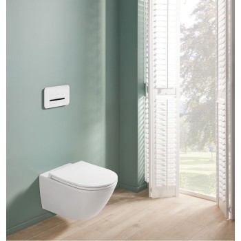 Настенный унитаз Villeroy&Boch Universo TwistFlush, белый