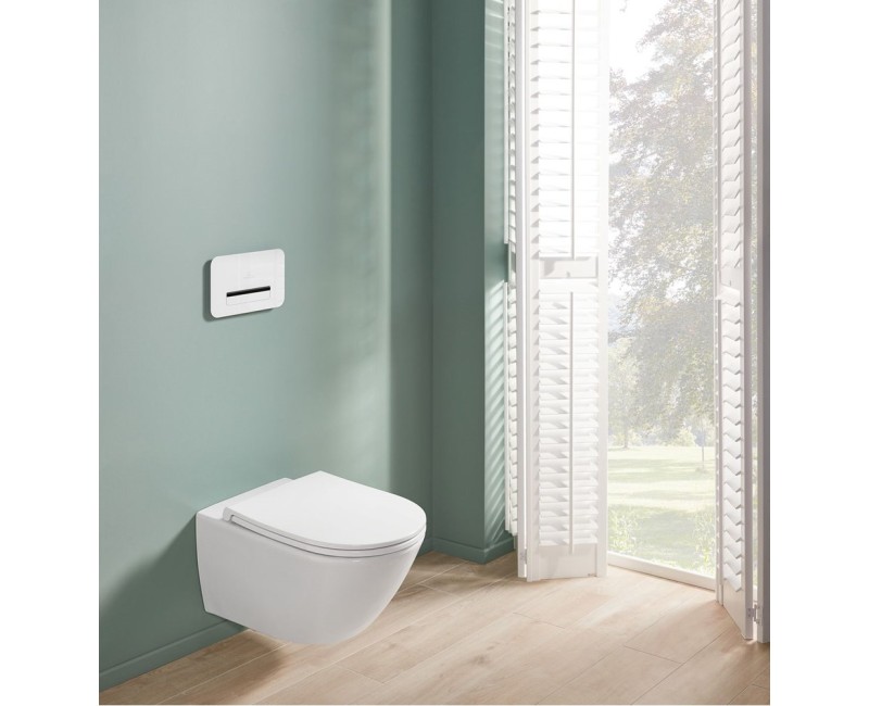Настенный унитаз Villeroy&Boch Universo TwistFlush, белый