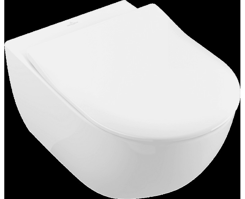 Подвесной унитаз Villeroy&BochКомплект Subway 2.0, с DirectFlush, белый, CeramicPlus