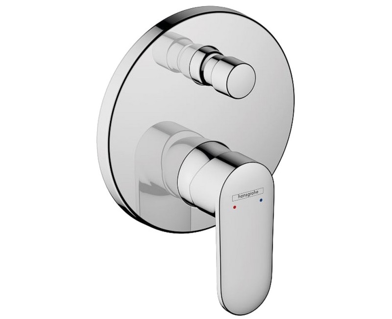 Смеситель для ванны Hansgrohe Vernis Blend встраиваемый, накладной, хром