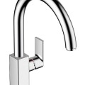 Кухонный смеситель Hansgrohe Vernis Shape M35 210, с поворотным изливом, хром