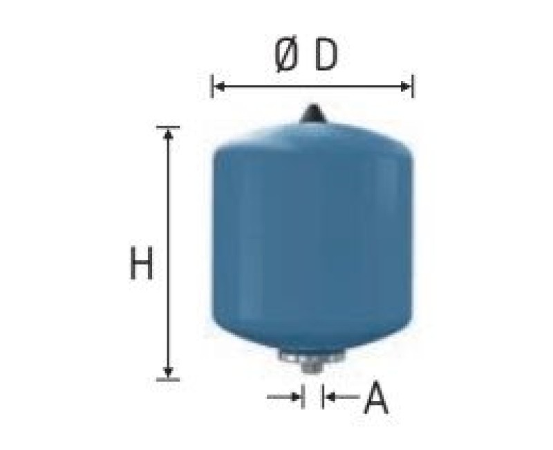 Izplešanās trauks Reflex REFIX D 12/4 izplešanās trauks dzeramajam ūdenim