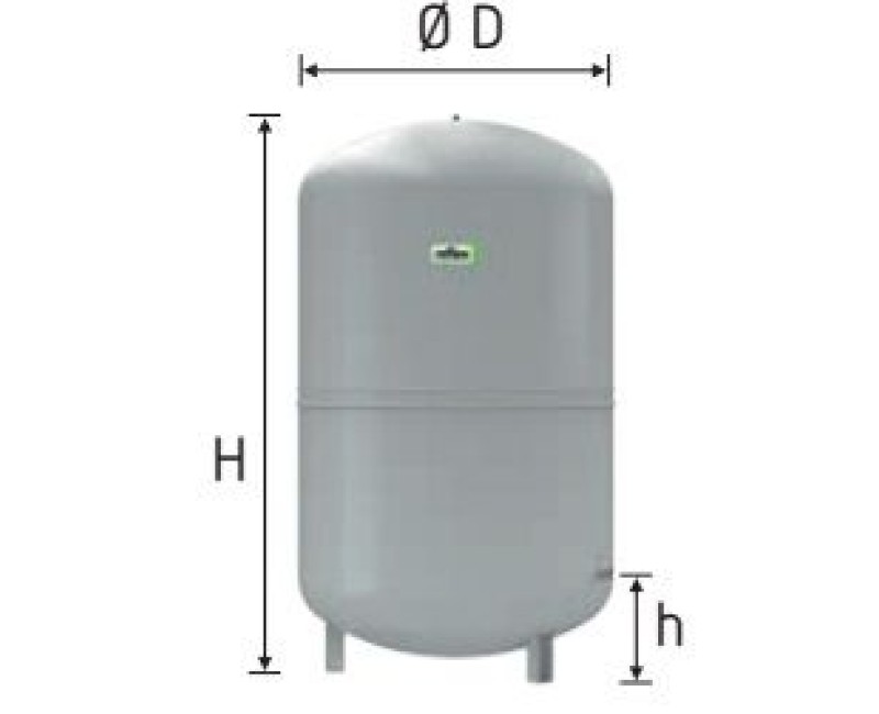 Izplešanās trauks Reflex N 400/6 apkure