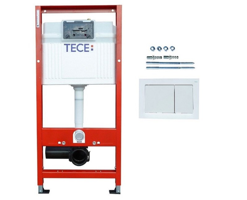 Монтажная рама TECEprofil в комплекте с ключом Base WC, белая