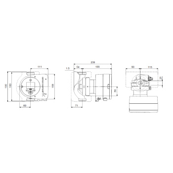 Cirkulācijas Sūknis Grundfos MAGNA3 25-100 180 (97924247) 113659