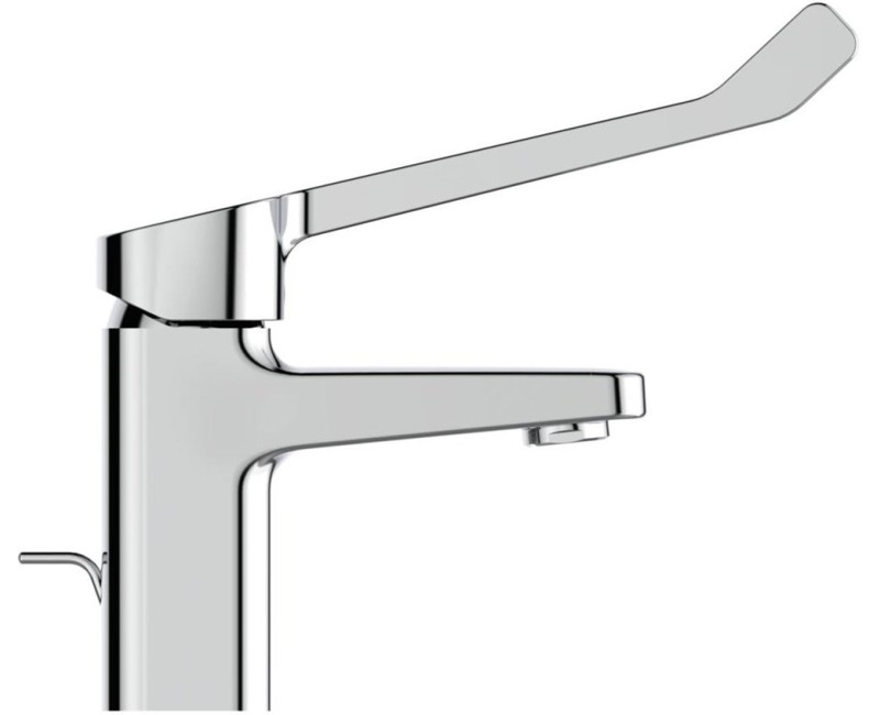 Смеситель для раковины для ванной комнаты Ideal Standard Ceraplan с выдвижным сливом, для людей с особыми потребностями
