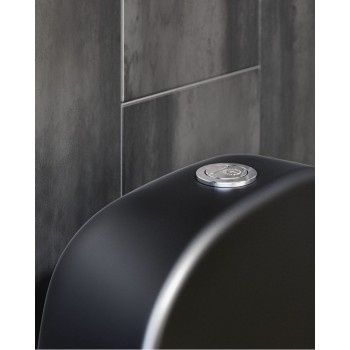 Tualetes Pods Gustavsberg Estetic 8300, Hygienic Flush mala, vāks ar Soft Close/Quick Release, Ceramicplus, melns