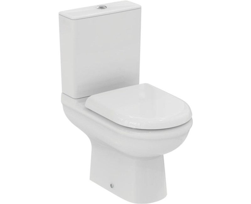 Унитаз Ideal Standard, EXACTO со смывным коробом 4/2,5л и крышкой Soft-Close