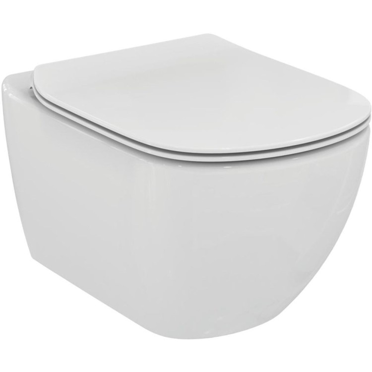 Piakaramais Tualetes pods Ideal Standard TESI AquaBlade® WC komplektā ar Soft-Close sēdriņķi Piakaramais Tualetes pods Ideal Standard TESI AquaBlade® WC komplektā ar Soft-Close sēdriņķi