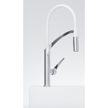 Virtuves ūdens maisītājs Rubineta ULTIMA-50 WT UL50078 Hromēts / Balts