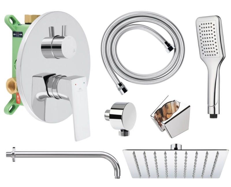 Смеситель для душа Rubineta Modena 2F с душевым набором