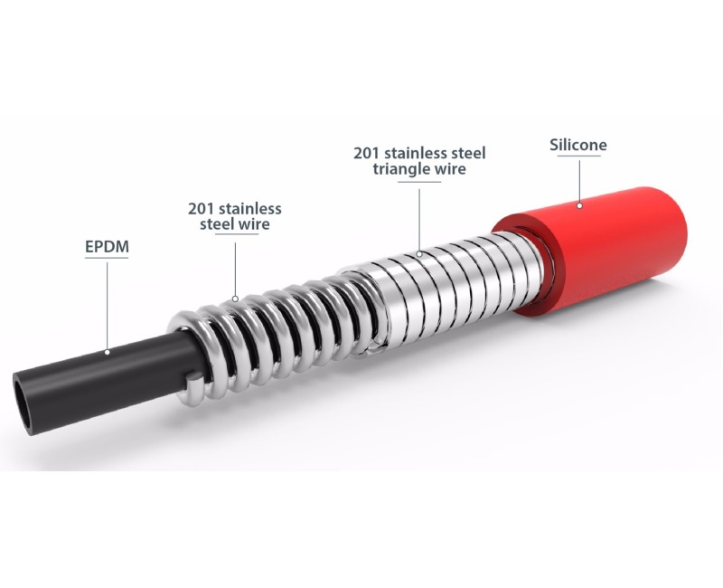 Virtuves ūdens maisītājs Rubineta Flexy-33 (BK) FL30068 Hromēts