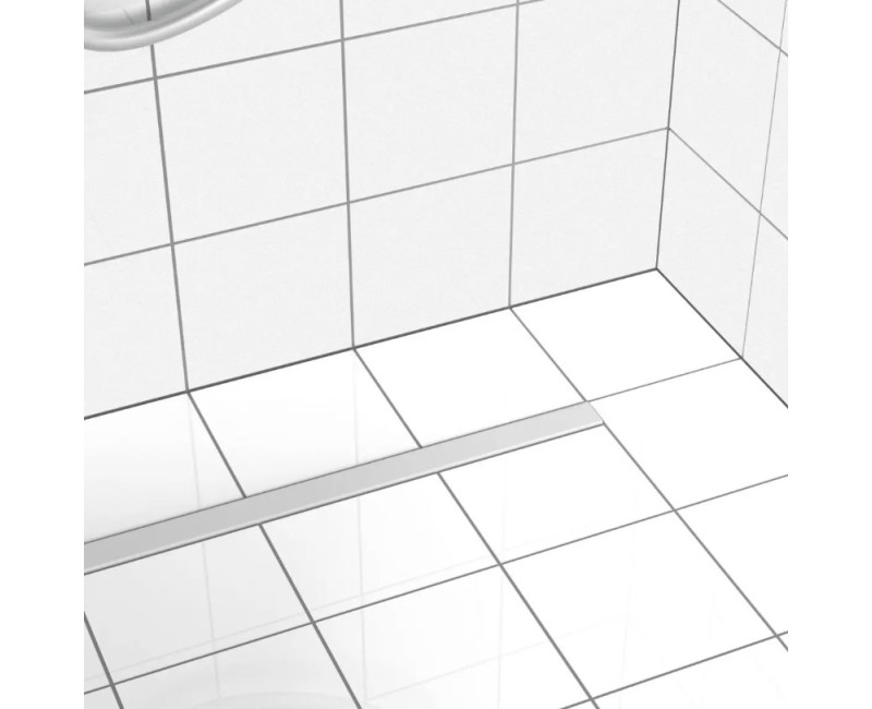 Dušas traps Schütte nerūsējošā tērauda, 80cm, iebūves h=88mm, 5-18mm