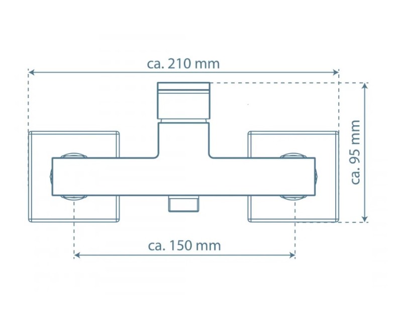 Смеситель для душа Schütte TOKYO II хром