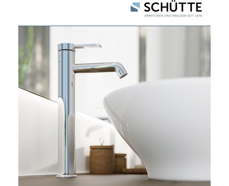 Vannas istabas izlietnes maisītājs Schütte LOS ANGELES augstais hromēts