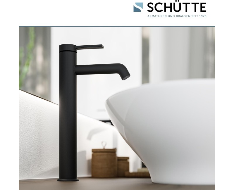 Vannas istabas izlietnes maisītājs Schütte LOS ANGELES augstais mat.melns