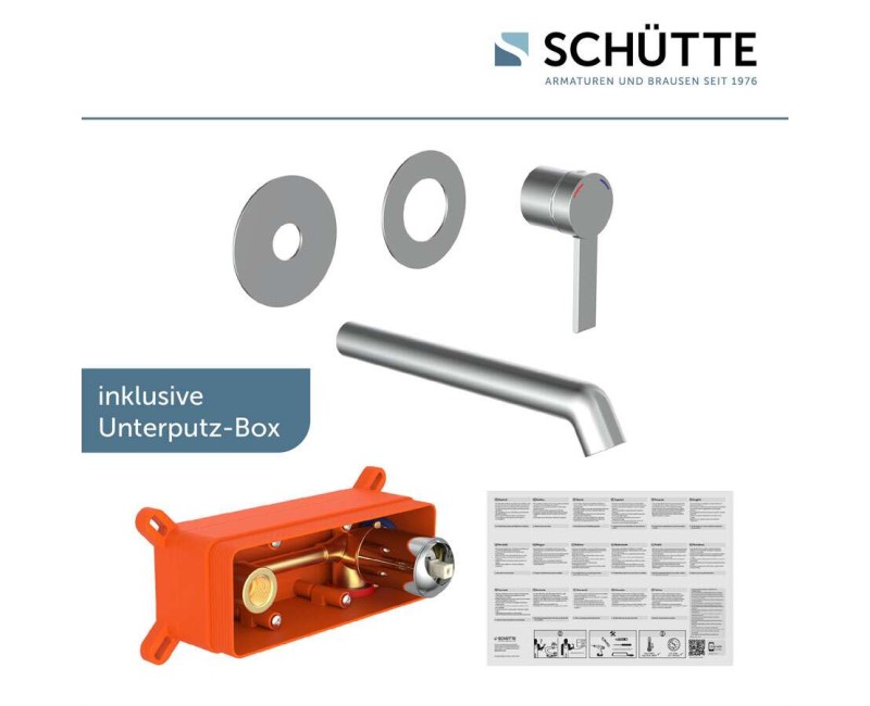 Смеситель для раковины Schütte LOS ANGELES встраиваемый хром