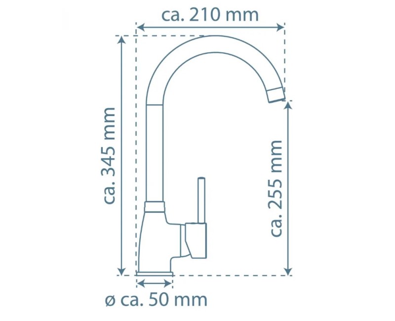 Смеситель для кухни Schütte Manetti хром