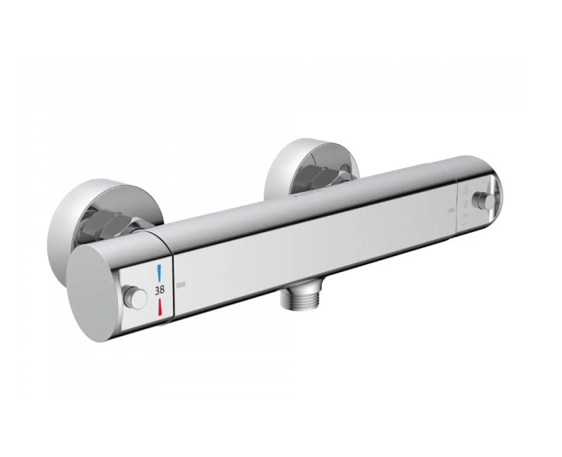 Смеситель для душа Schütte Vita с термостатом, Eco-Stop, хром