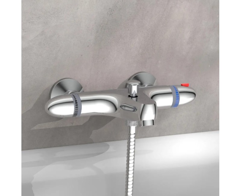 Смеситель для ванны/душа Schütte RONDA с ​​термостатом хром